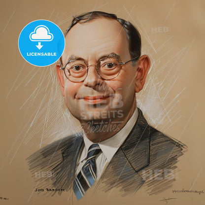 John Bardeen, 1908 - 1991, American physicist - A Man Wearing Glasses And A Suit