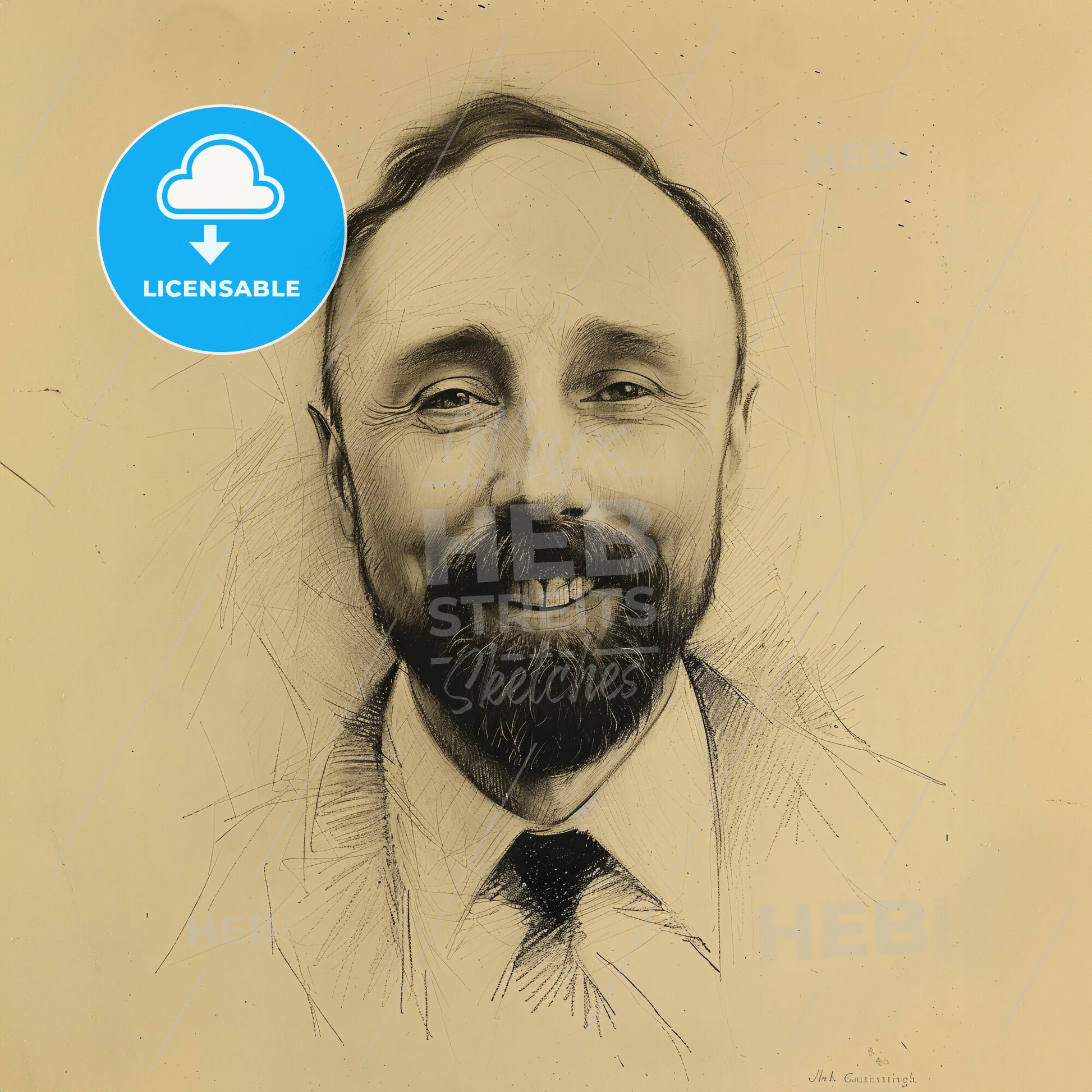 John Garstang, 1876 - 1956, British archaeologist - A Man Smiling At The Camera