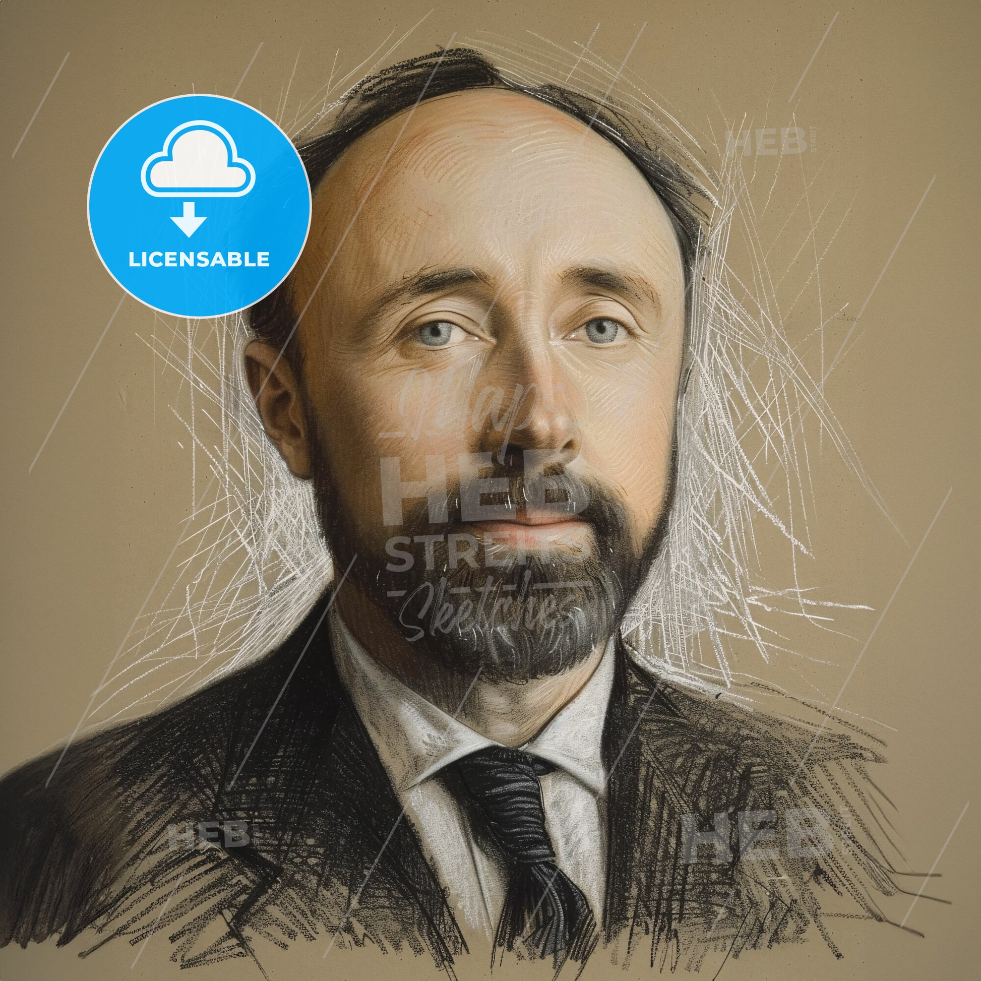 John Garstang, 1876 - 1956, British archaeologist - A Man With A Beard And Mustache Wearing A Suit And Tie