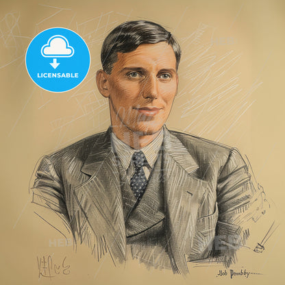 John Pendlebury, 1904 - 1941, British archaeologist - A Man In A Suit