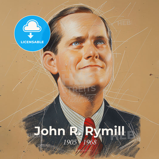 John R. Rymill, 1905 - 1968, Australian explorer - A Man In A Suit And Tie Print Template