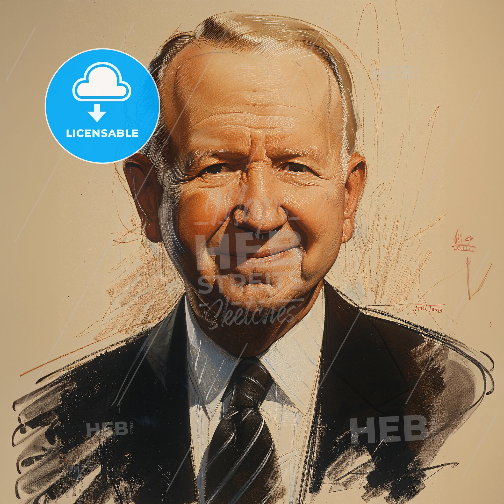 John Willard Marriott Jr., Born: 1932, American hotelier - A Man In A Suit And Tie