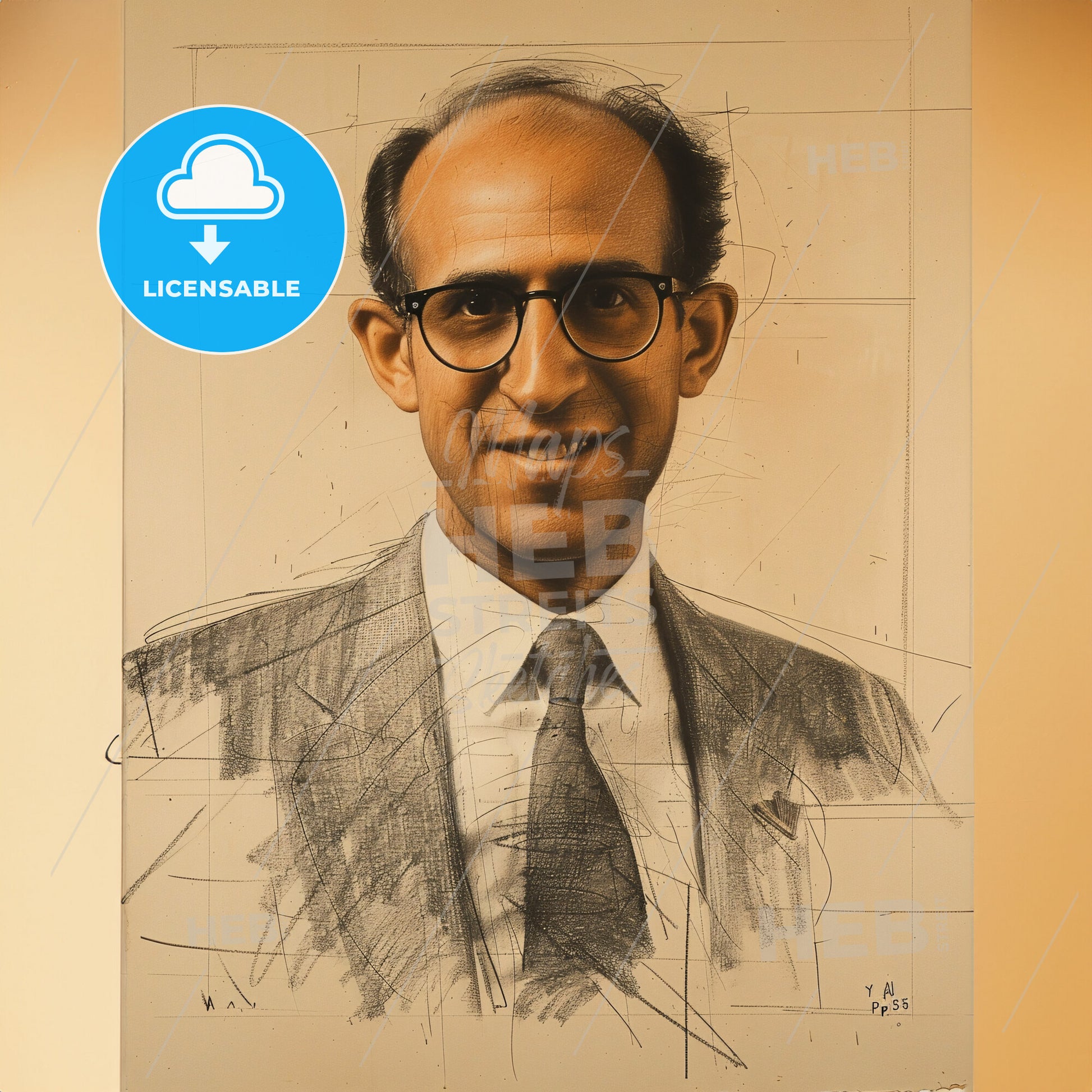 Jonas Salk, 1914 - 1995, American virologist - A Portrait Of A Man