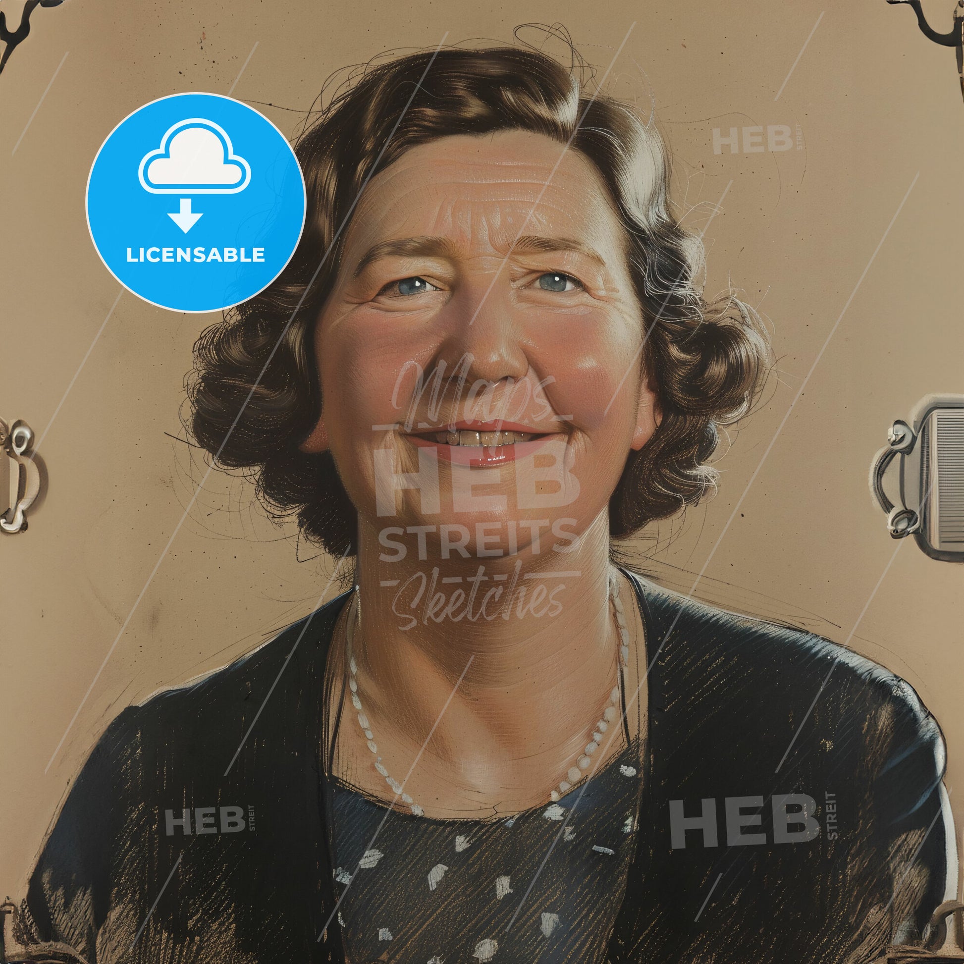 Kathleen Kenyon, 1906 - 1978, British archaeologist - A Woman Smiling At The Camera