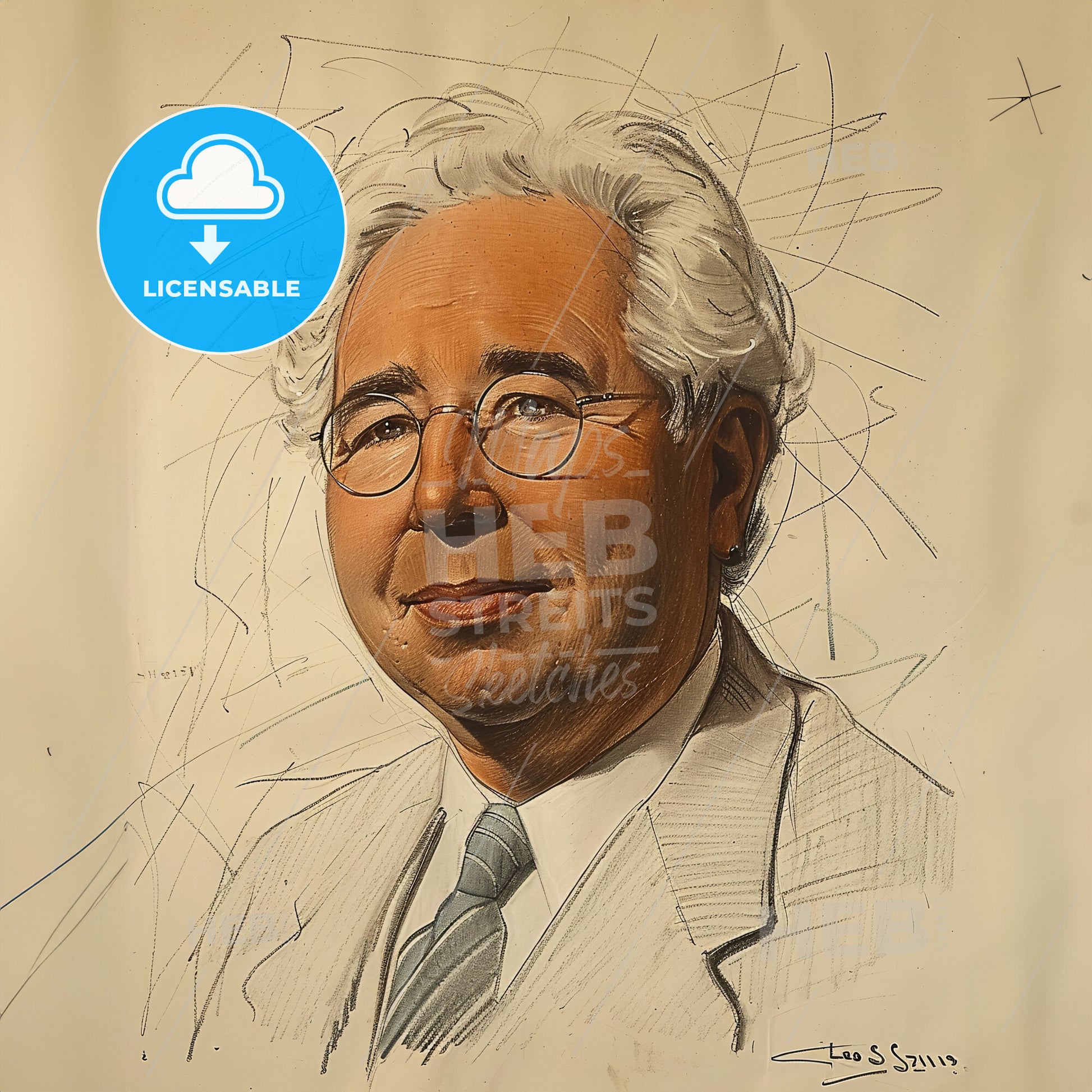 Leo Szilard, 1898 - 1964, Hungarian-American physicist - A Portrait Of A Man