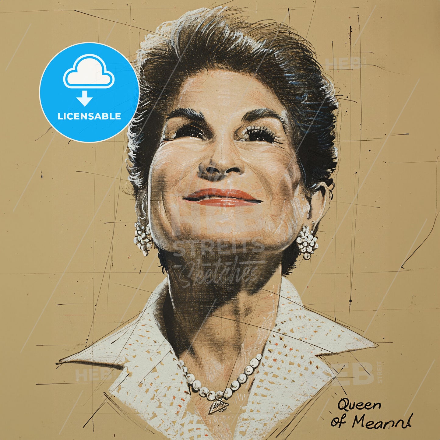 Leona Helmsley, 1920 - 2007, American hotelier - A Woman With Short Hair Wearing A White Shirt And A Necklace