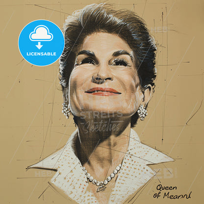 Leona Helmsley, 1920 - 2007, American hotelier - A Woman With Short Hair Wearing A White Shirt And A Necklace