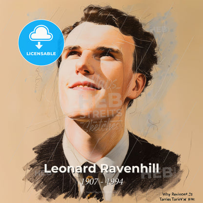 Leonard Ravenhill, 1907 - 1994, British-American preacher - A Man In A Suit And Tie Print Template