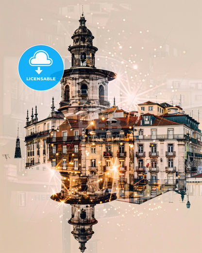 Lisbon Skylines Cityscape Skyline Architecture - A building with a tower and a tower