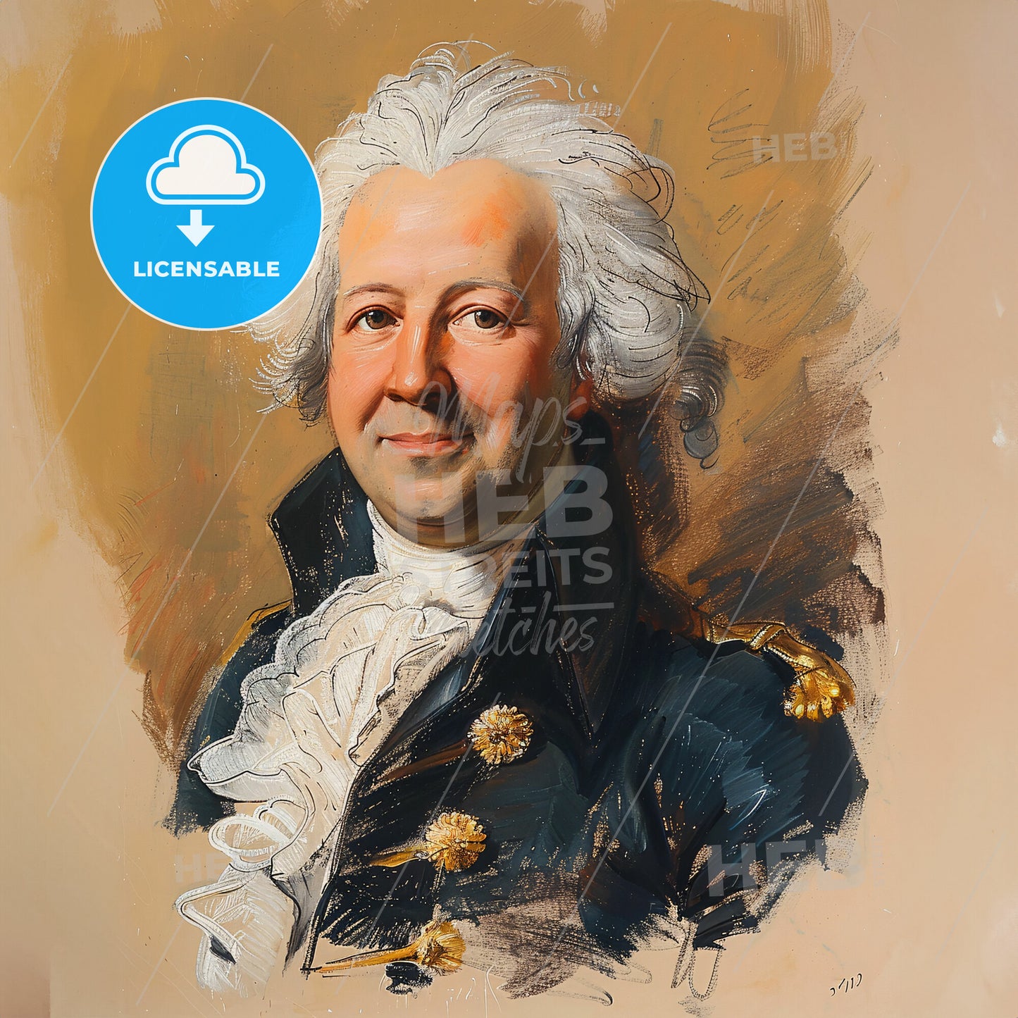 Louis-Antoine de Bougainville, 1729 - 1811, French admiral and explorer - A Painting Of A Man