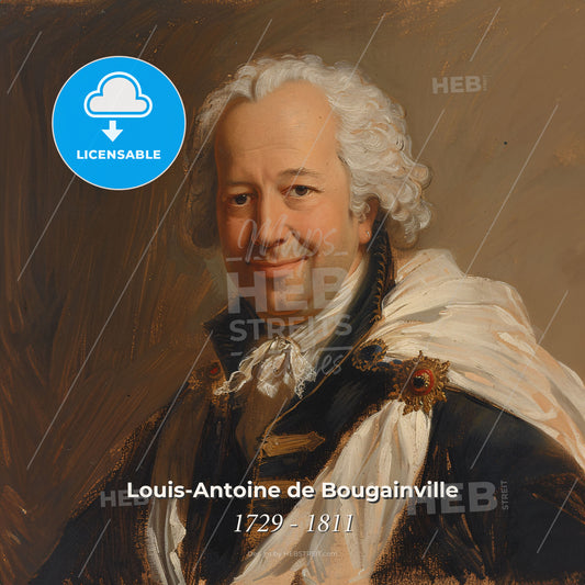 Louis-Antoine de Bougainville, 1729 - 1811, French admiral and explorer - A Painting Of A Man Print Template