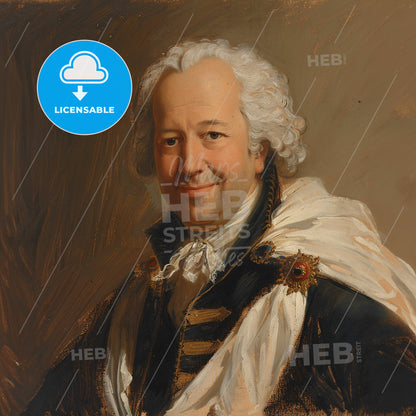 Louis-Antoine de Bougainville, 1729 - 1811, French admiral and explorer - A Painting Of A Man