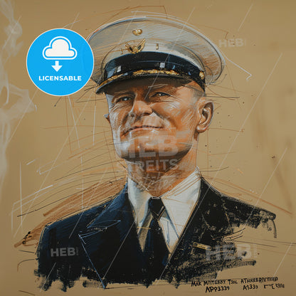 Marc Mitscher, 1887 - 1947, American Admiral - A Man In A Uniform