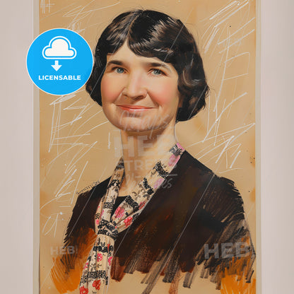 Margaret Sanger, 1879 - 1966, American birth control activist - A Portrait Of A Woman