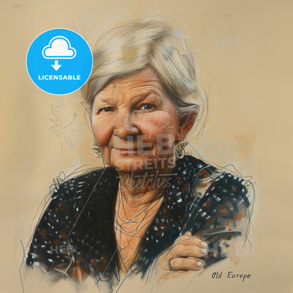 Marija Gimbutas, 1921 - 1994, Lithuanian-American archaeologist - A Woman With Grey Hair