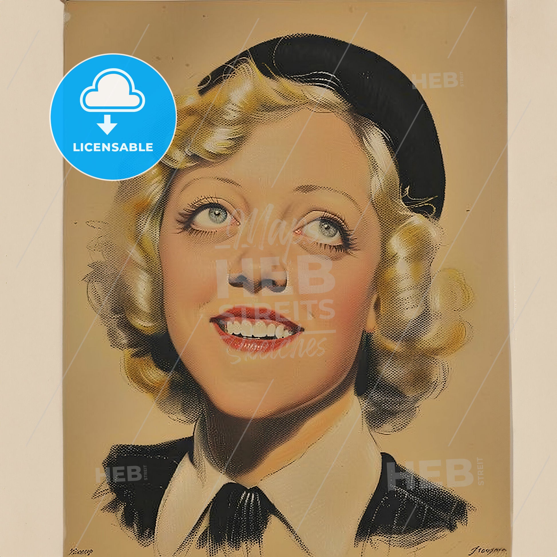 Marion Davies, 1897 - 1961, American actress - A Painting Of A Woman