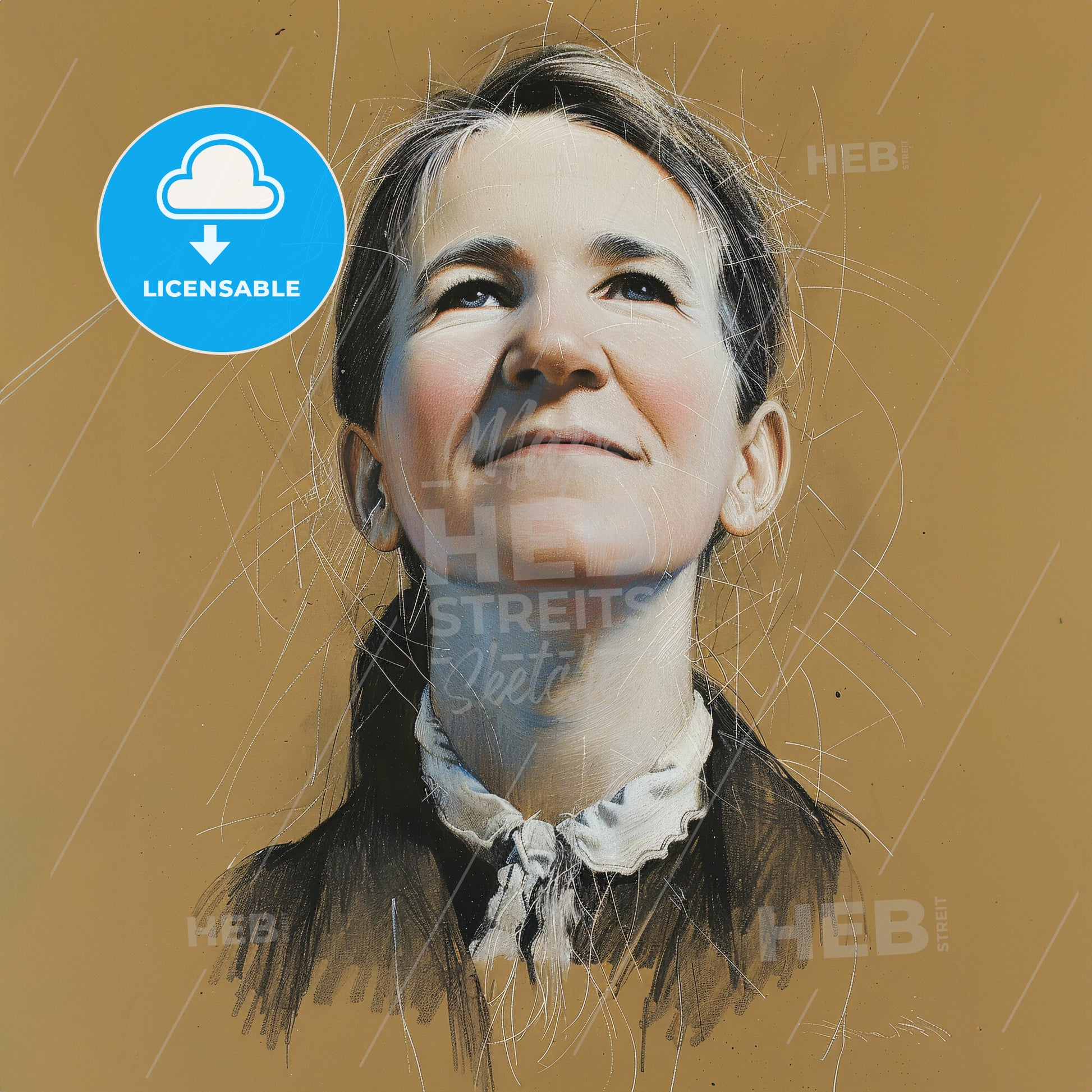 Mary Reed, 1854 - 1943, American missionary - A Drawing Of A Woman