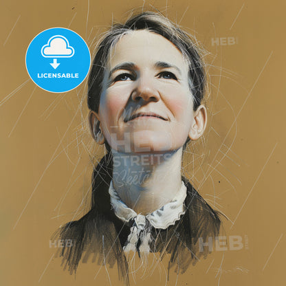 Mary Reed, 1854 - 1943, American missionary - A Drawing Of A Woman