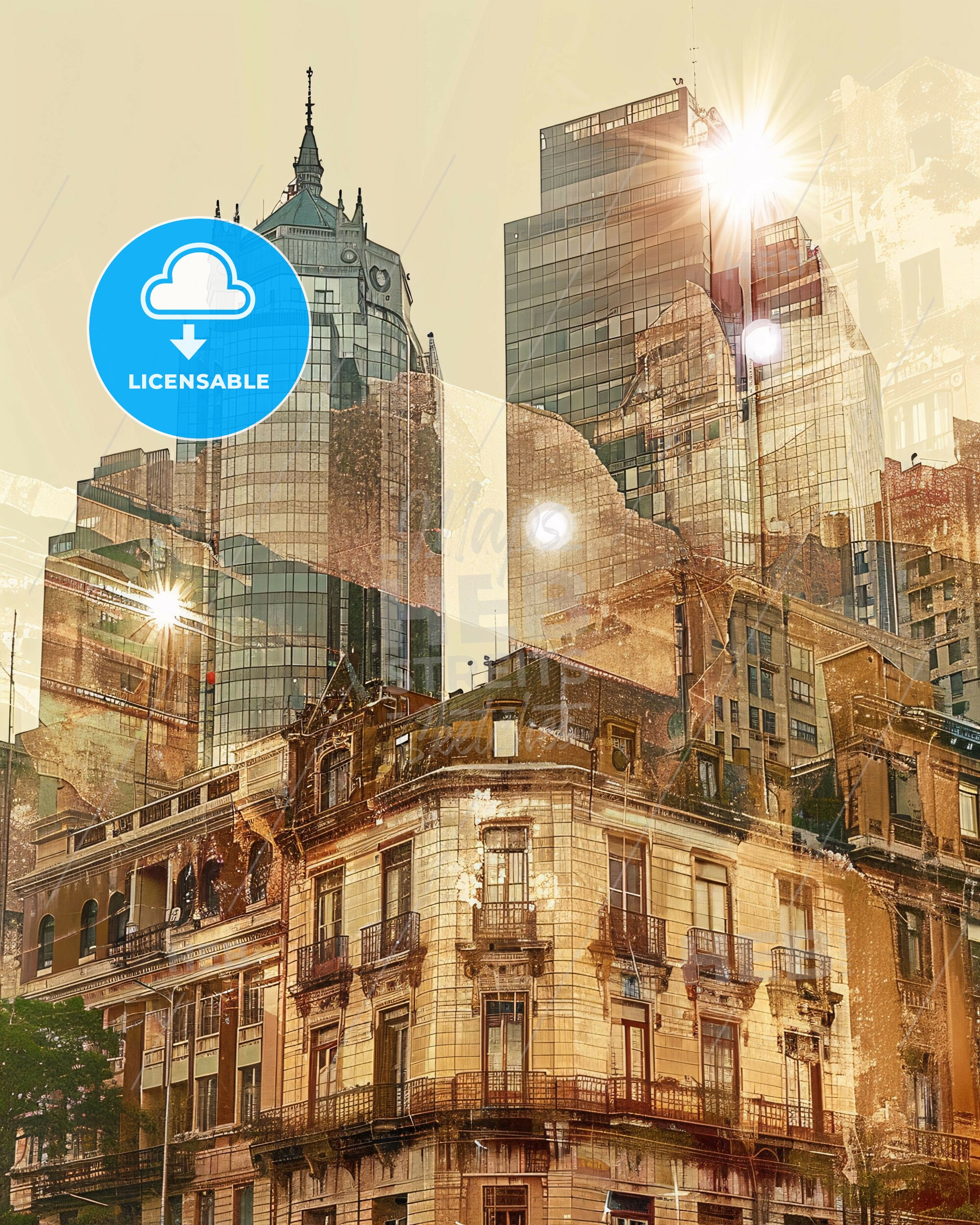 Moron, Argentina: City Skyline Wonders - A city skyline with many buildings