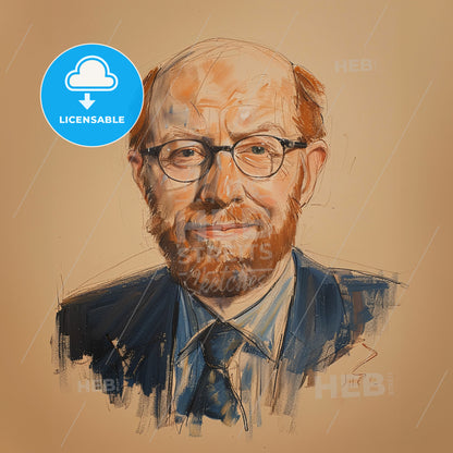 Patrick Wall, 1925 - 2001, British neuroscientist and anesthesiologist - A Man Wearing Glasses And A Suit