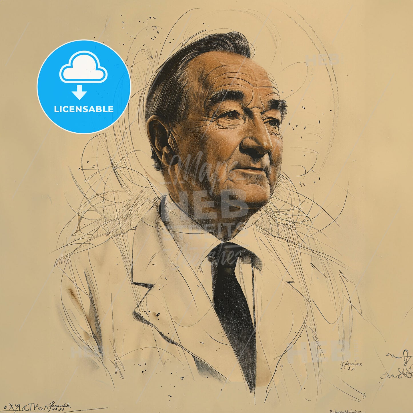 Paul Janssen, 1926 - 2003, Belgian pharmacologist - A Man In A Suit And Tie