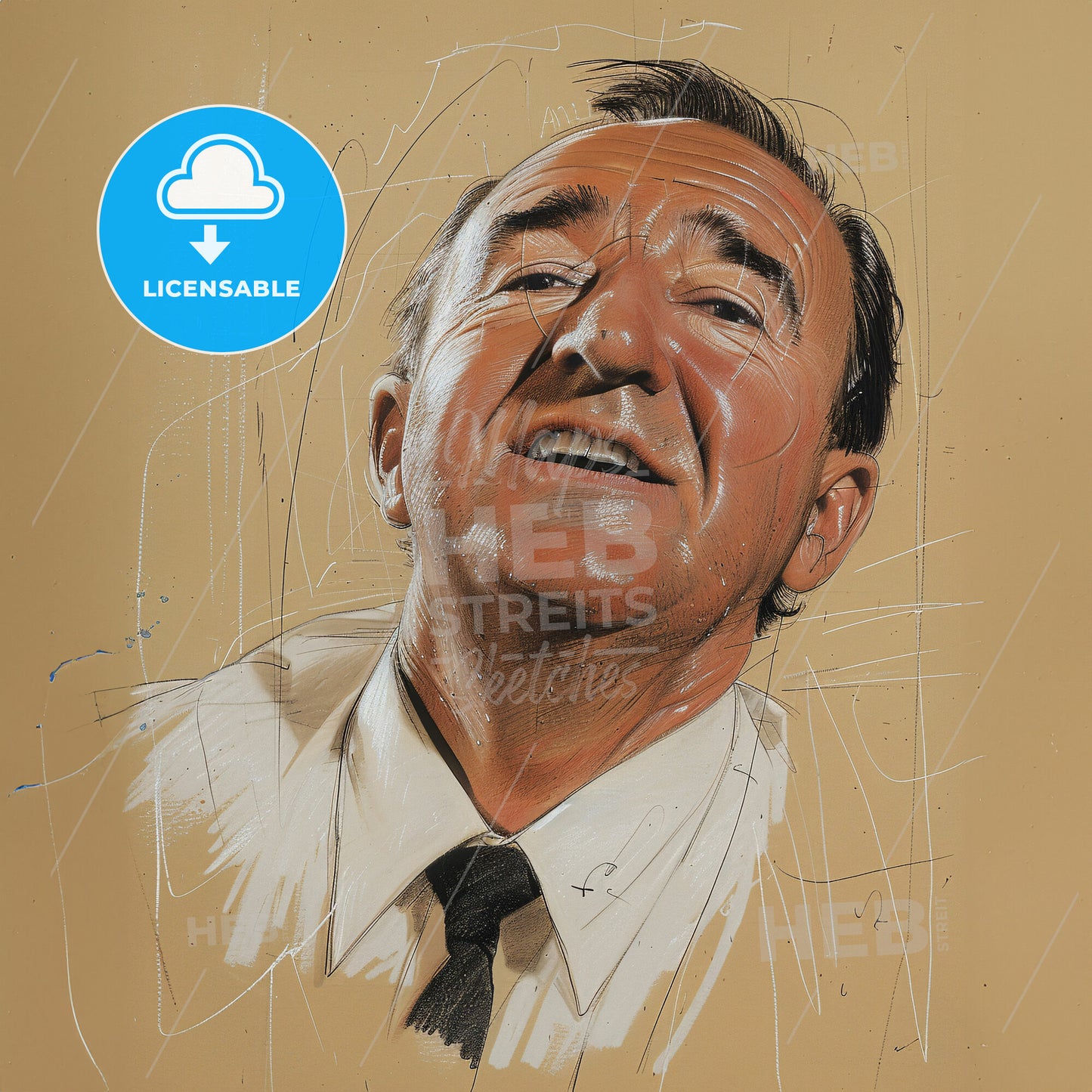 Paul Janssen, 1926 - 2003, Belgian pharmacologist - A Man In A White Shirt And Tie