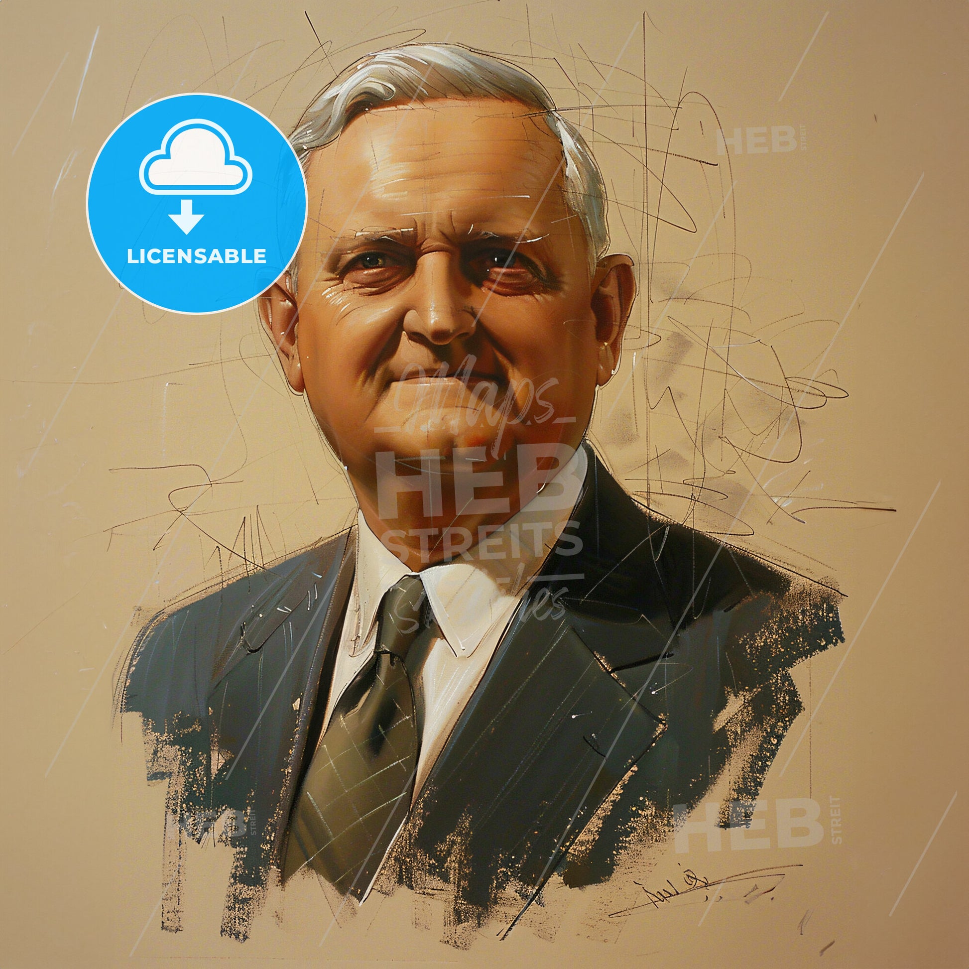 Paul M. Wood, 1894 - 1963, American anesthesiologist - A Portrait Of A Man