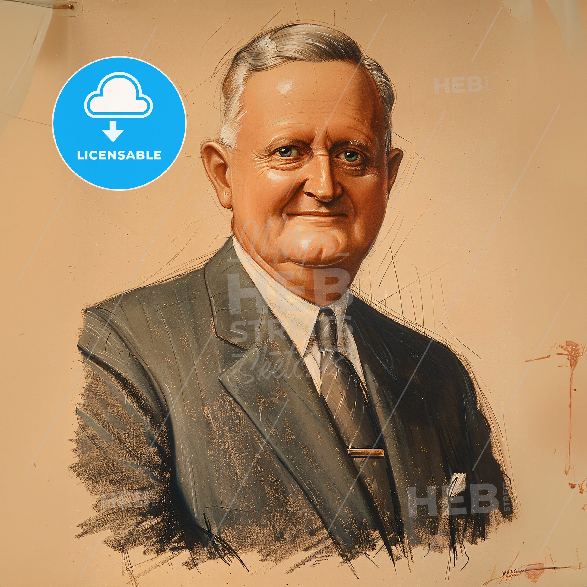 Paul M. Wood, 1894 - 1963, American anesthesiologist - A Portrait Of A Man