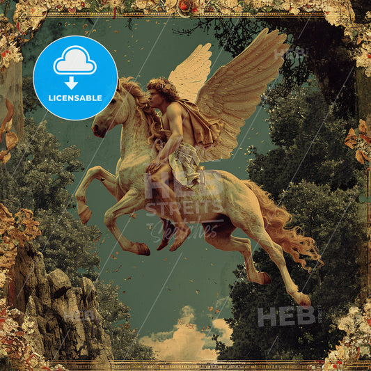 A Man Riding A Horse