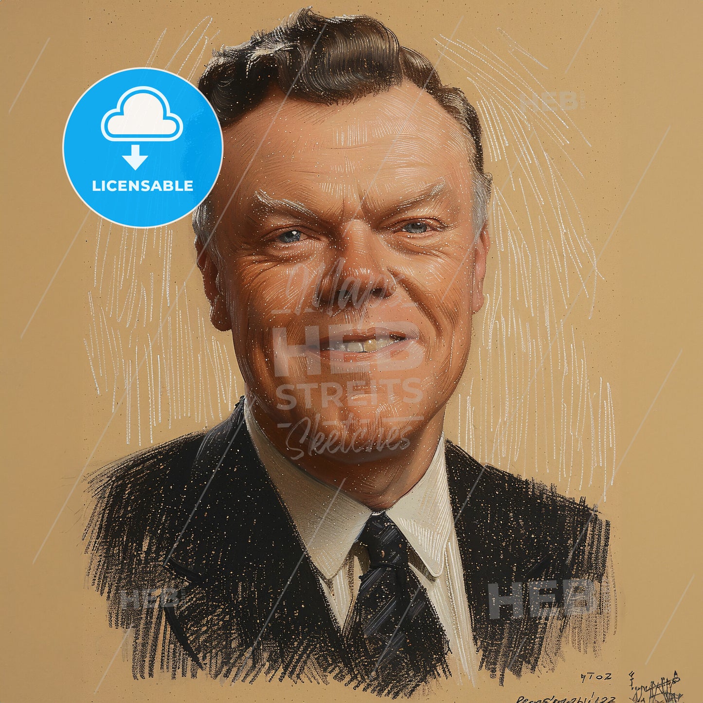 Peter Marshall, 1902 - 1949, Scottish-American preacher - A Man In A Suit And Tie