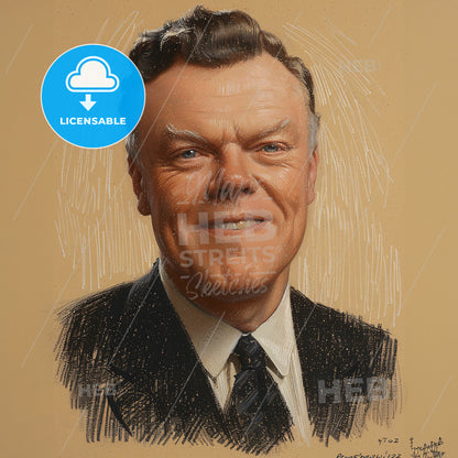 Peter Marshall, 1902 - 1949, Scottish-American preacher - A Man In A Suit And Tie