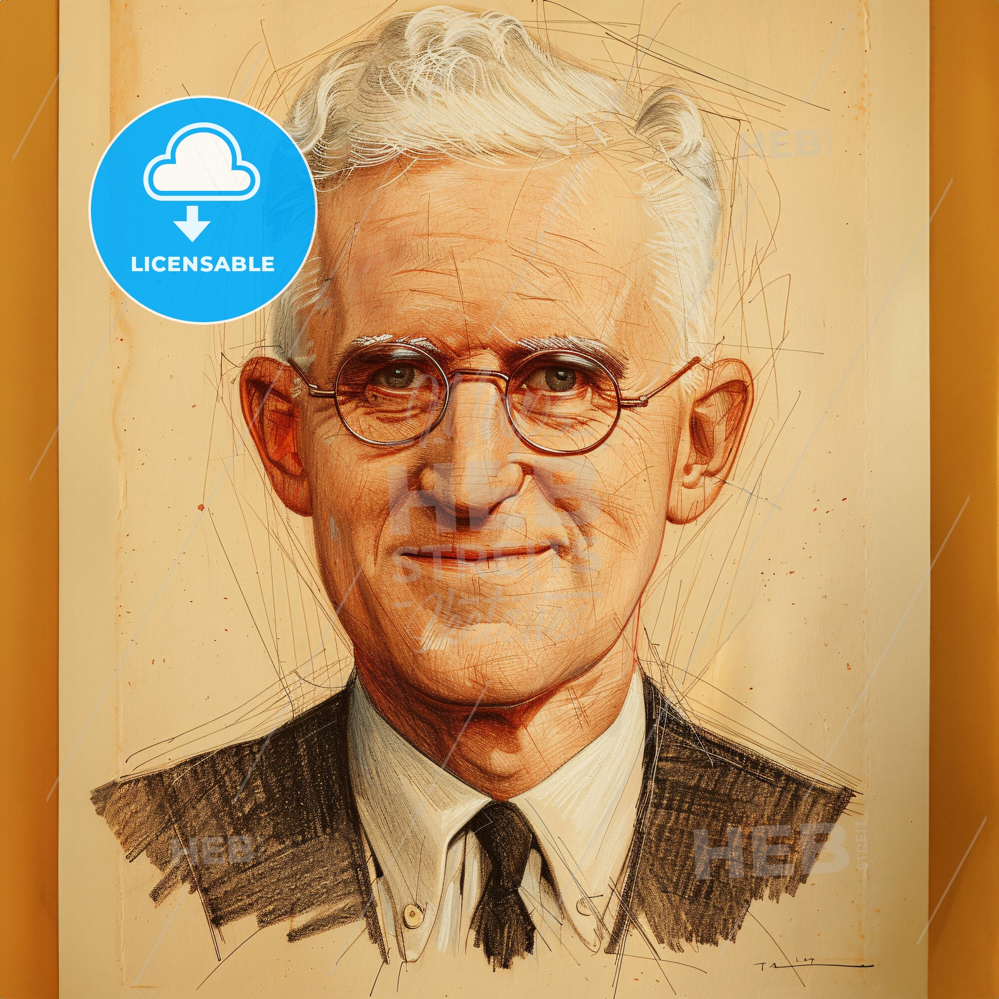 Philip Drinker, 1894 - 1972, American industrial hygienist and inventor - A Portrait Of A Man