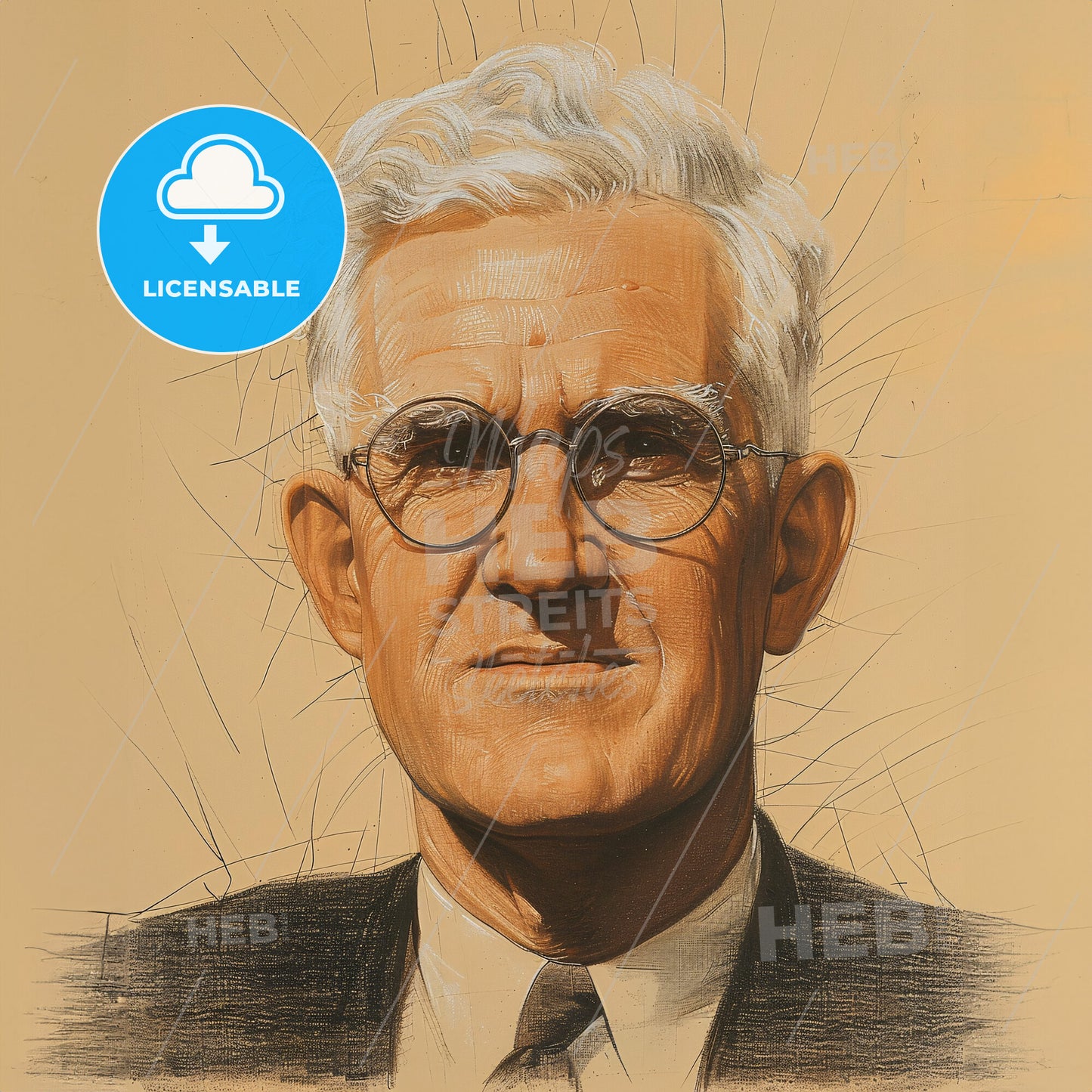Philip Drinker, 1894 - 1972, American industrial hygienist and inventor - A Man Wearing Glasses And A Suit