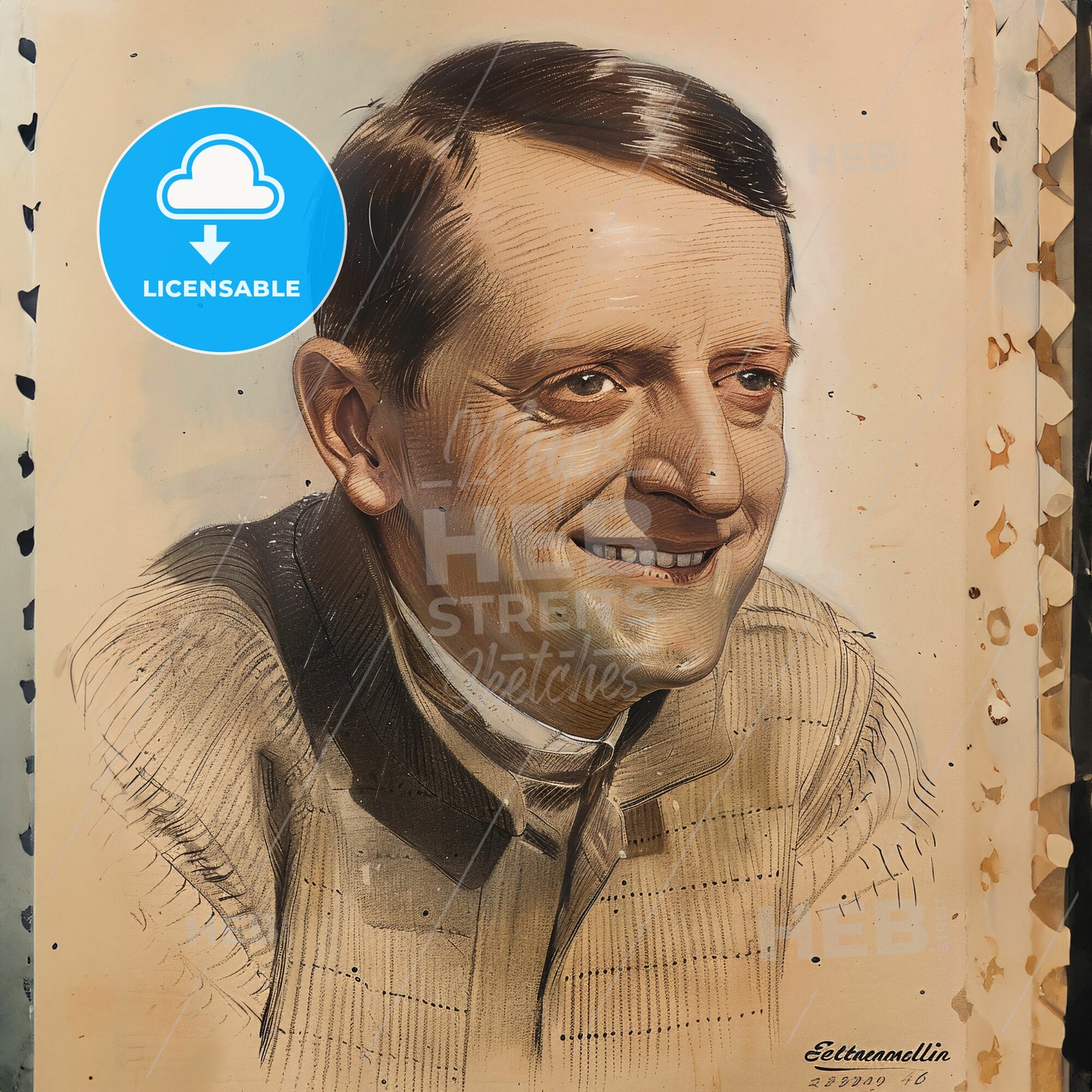 Philippe Étancelin, 1896 - 1981, French racing driver - A Portrait Of A Man