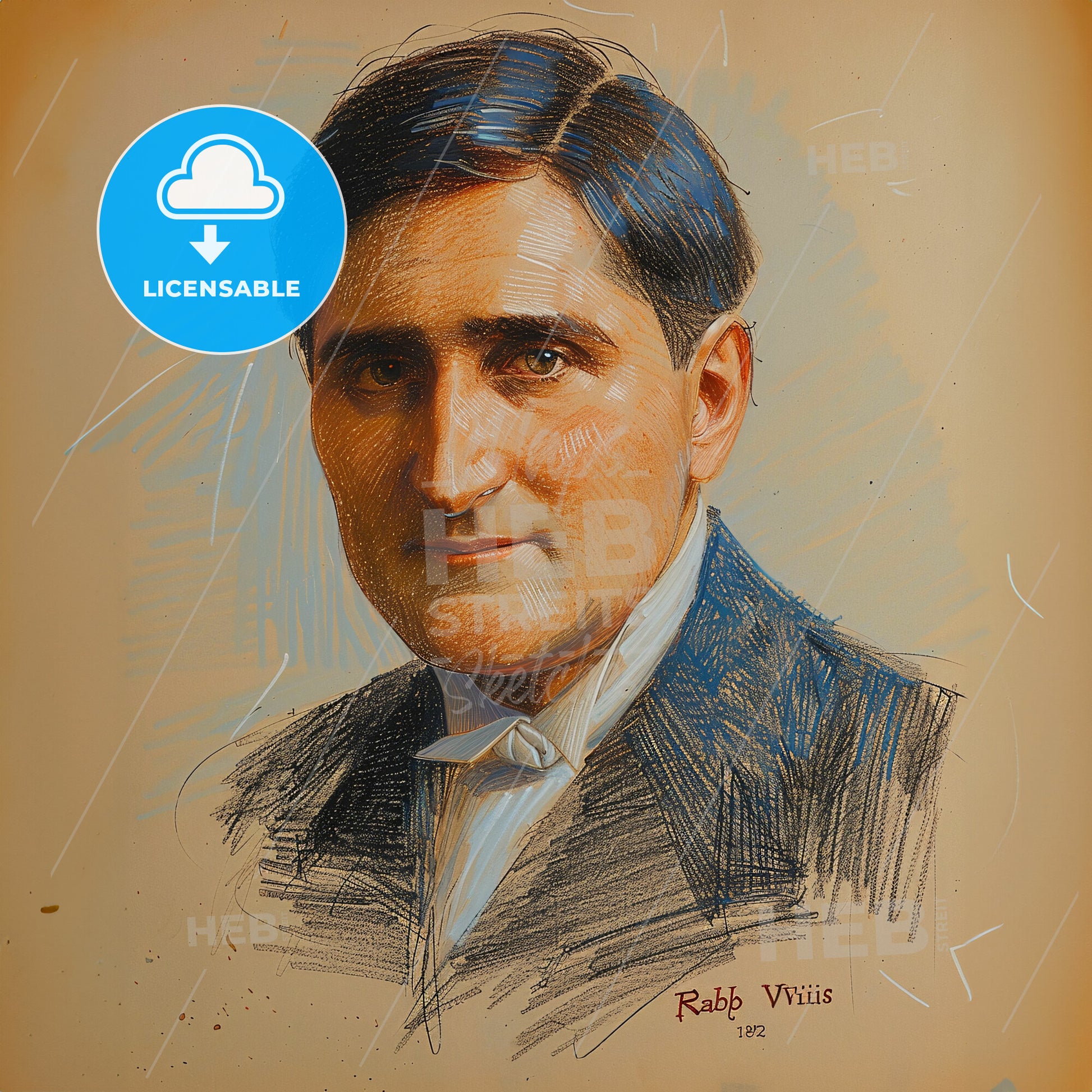 Ralph Vaughan Williams, 1872 - 1958, British composer - A Portrait Of A Man