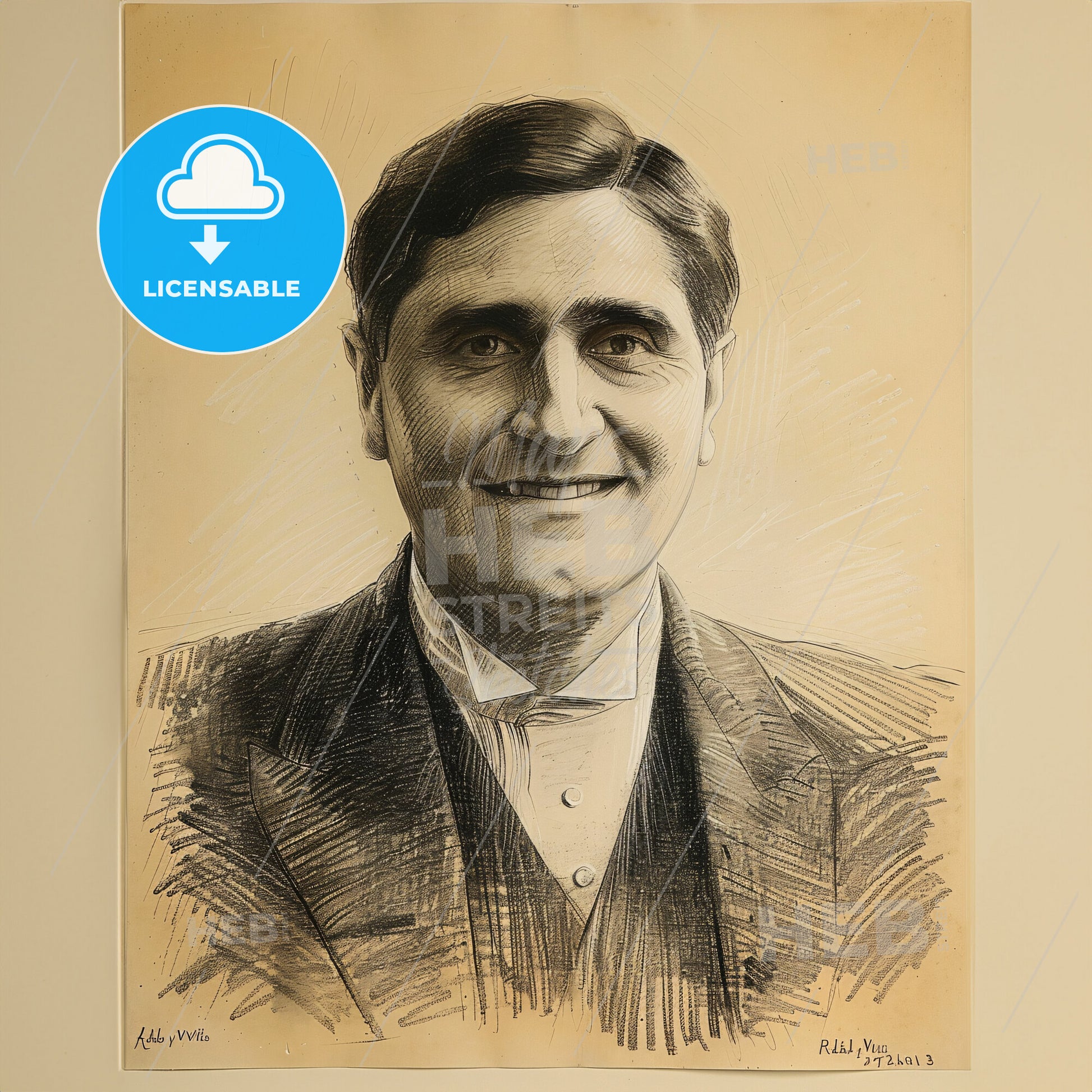 Ralph Vaughan Williams, 1872 - 1958, British composer - A Portrait Of A Man