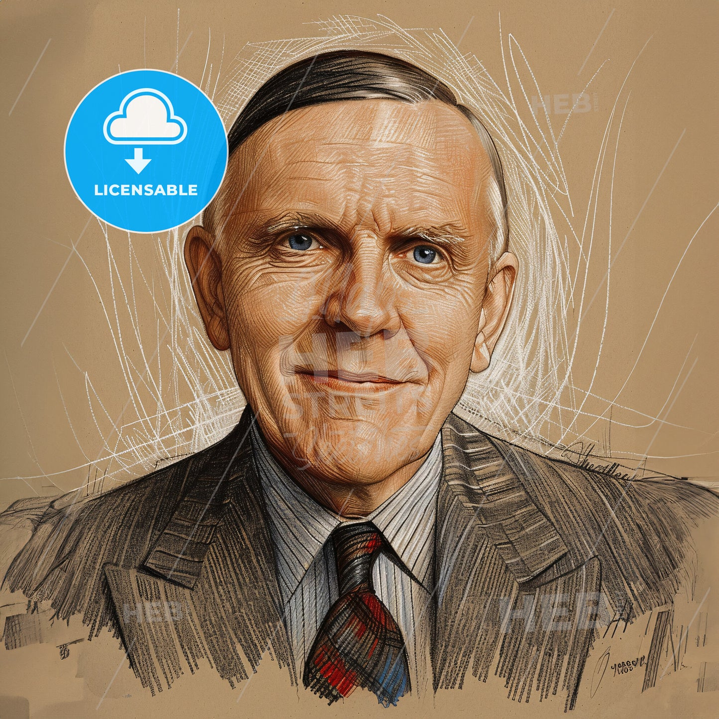 Ralph Waters, 1883 - 1979, American anesthesiologist - A Man In A Suit And Tie