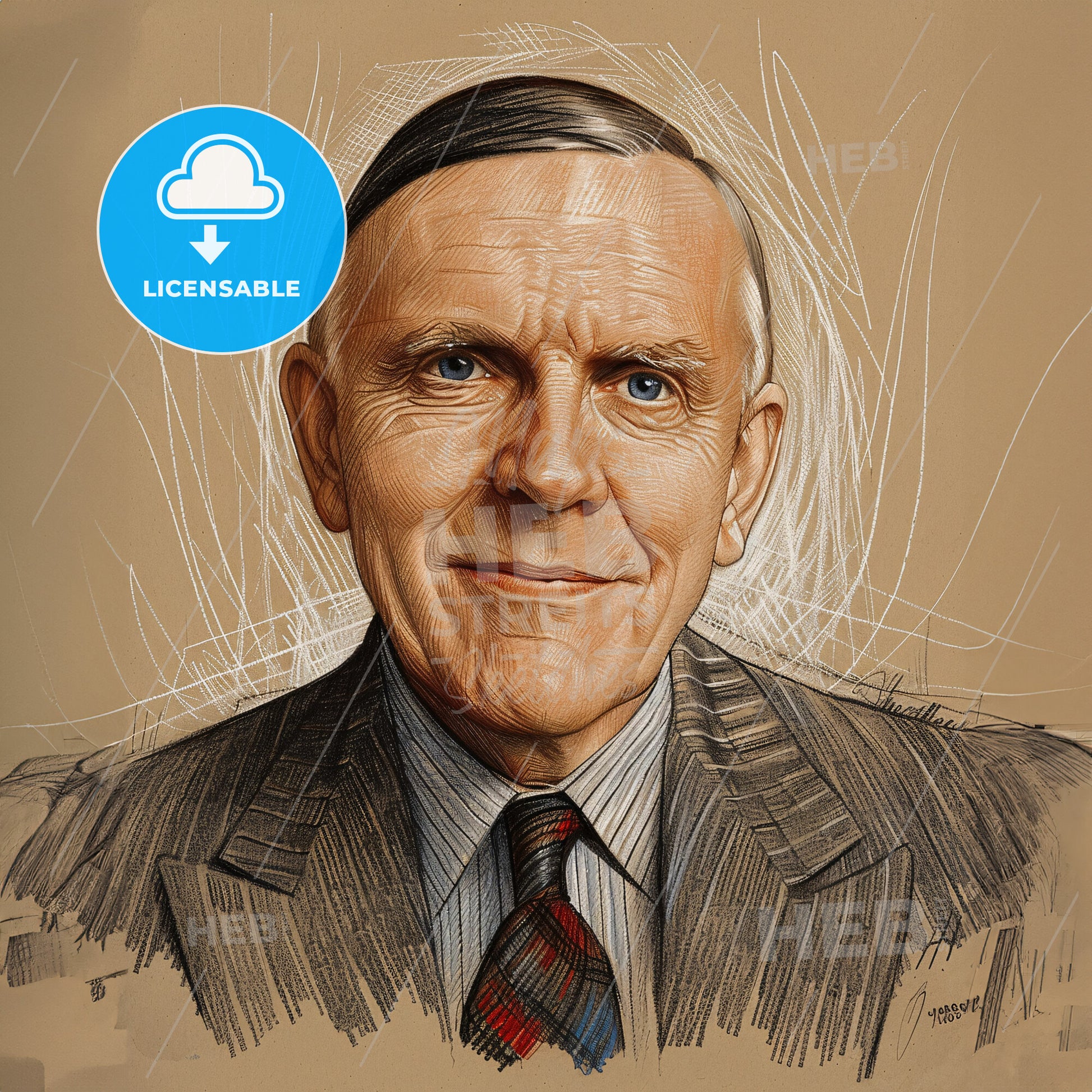 Ralph Waters, 1883 - 1979, American anesthesiologist - A Man In A Suit And Tie