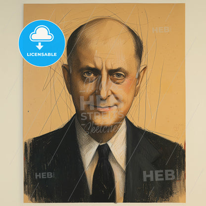 Reinhold Niebuhr, 1892 - 1971, American theologian - A Portrait Of A Man