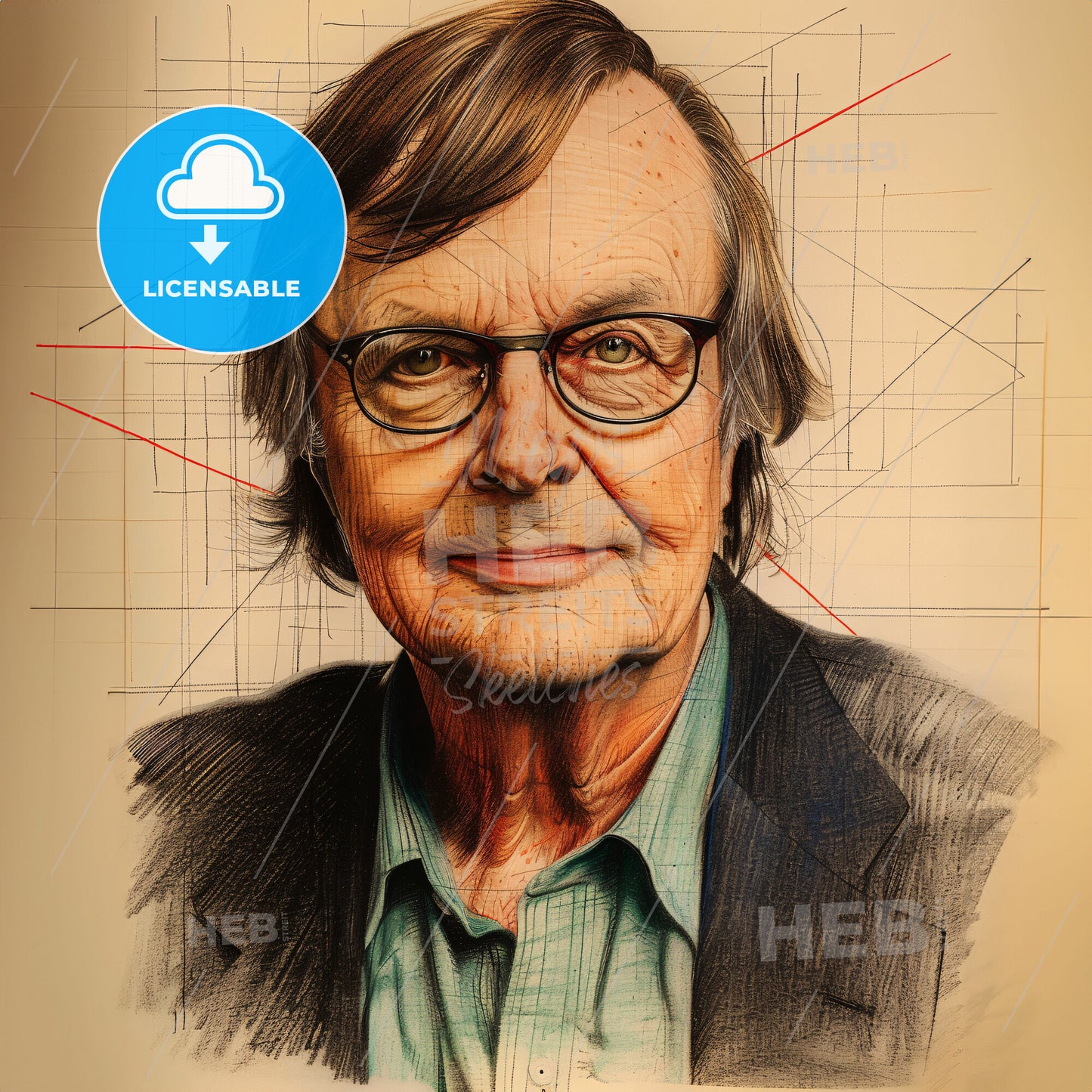 Richard Quinney, Born: 1934, American criminologist - A Man With Glasses And A Blue Shirt