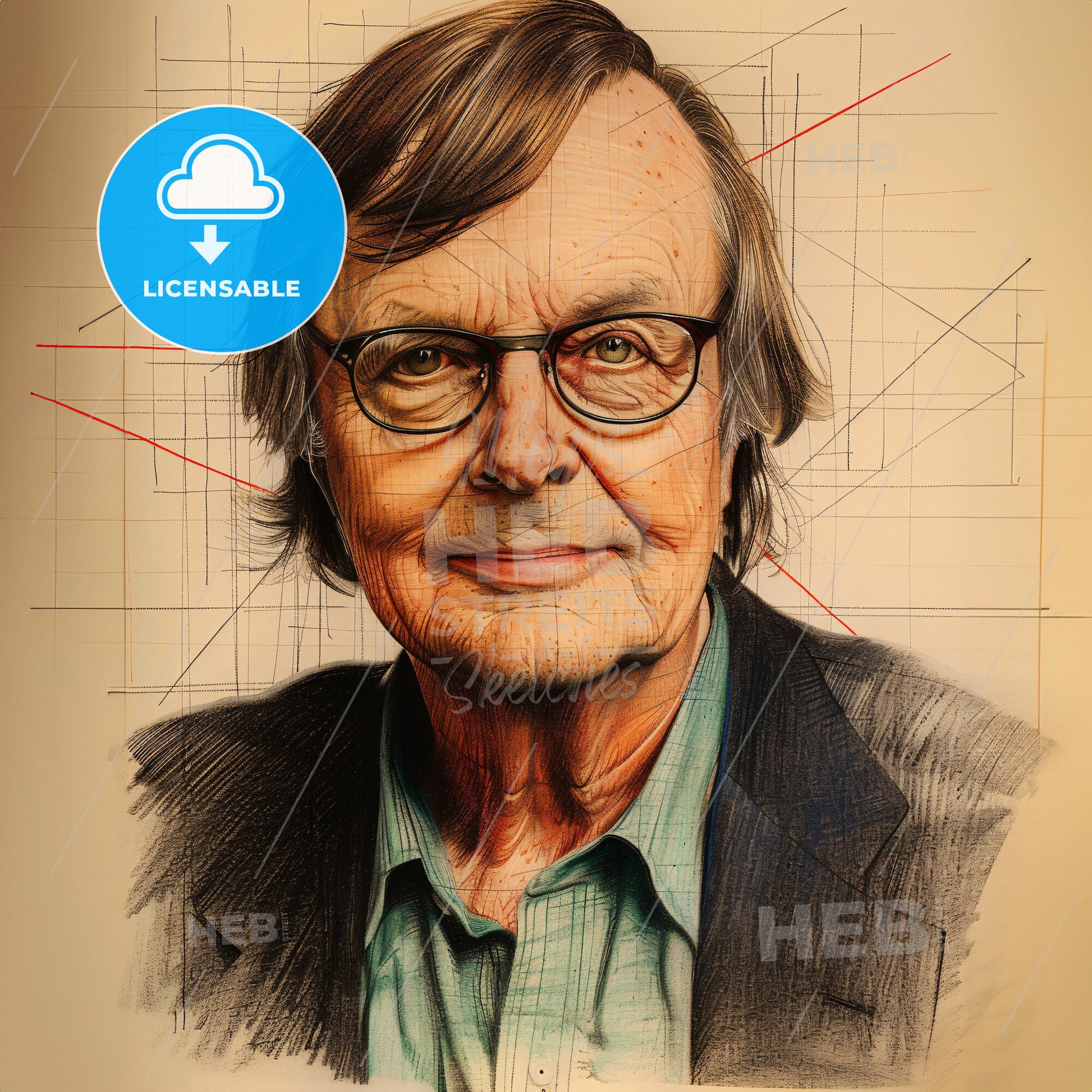 Richard Quinney, Born: 1934, American criminologist - A Man With Glasses And A Blue Shirt