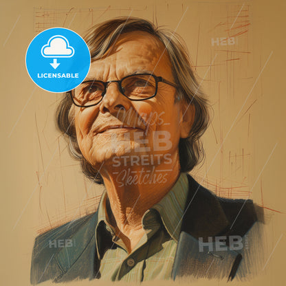 Richard Quinney, Born: 1934, American criminologist - A Man Wearing Glasses And Smiling