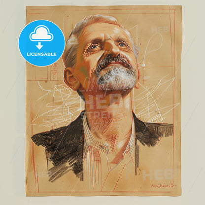 Robert Koldewey, 1855 - 1925, German archaeologist - A Drawing Of A Man