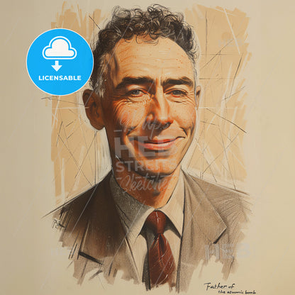 Robert Oppenheimer, 1904 - 1967, American physicist - A Man In A Suit And Tie