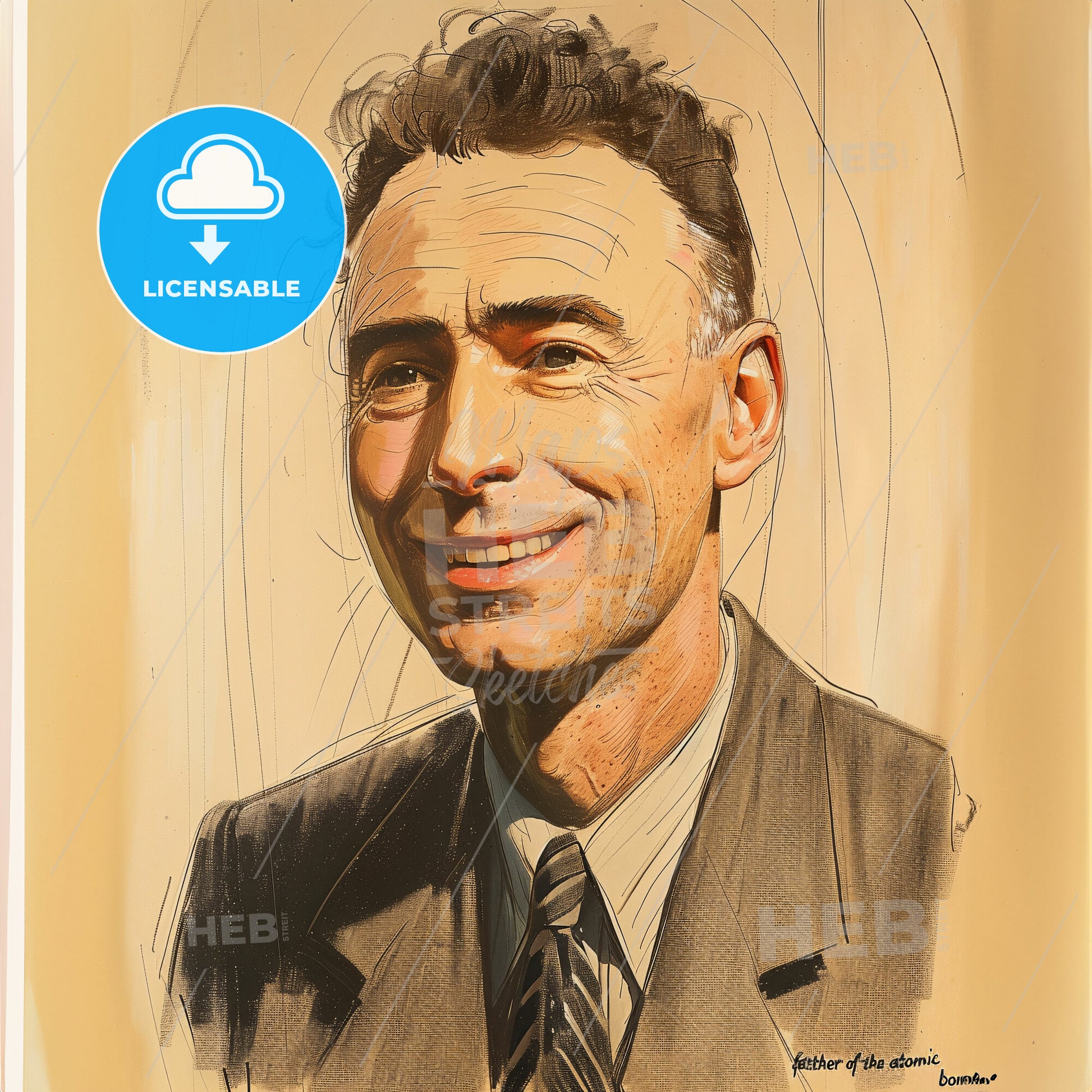 Robert Oppenheimer, 1904 - 1967, American physicist - A Man In A Suit And Tie