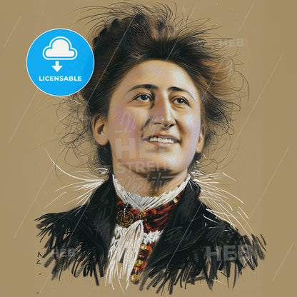 Rosa Luxemburg, 1871 - 1919, Polish-German revolutionary - A Woman With Nice Hair