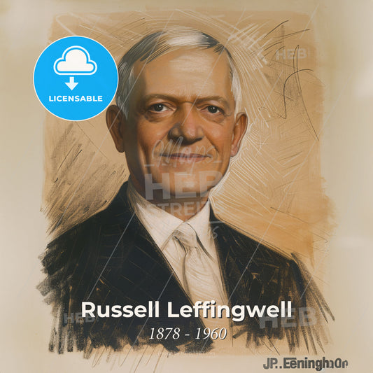 Russell Leffingwell, 1878 - 1960, American banker - A Man In A Suit And Tie Print Template