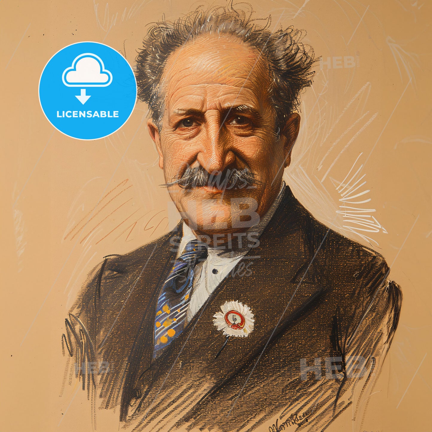 Samuel Untermyer, 1858 - 1940, American lawyer - A Portrait Of A Man