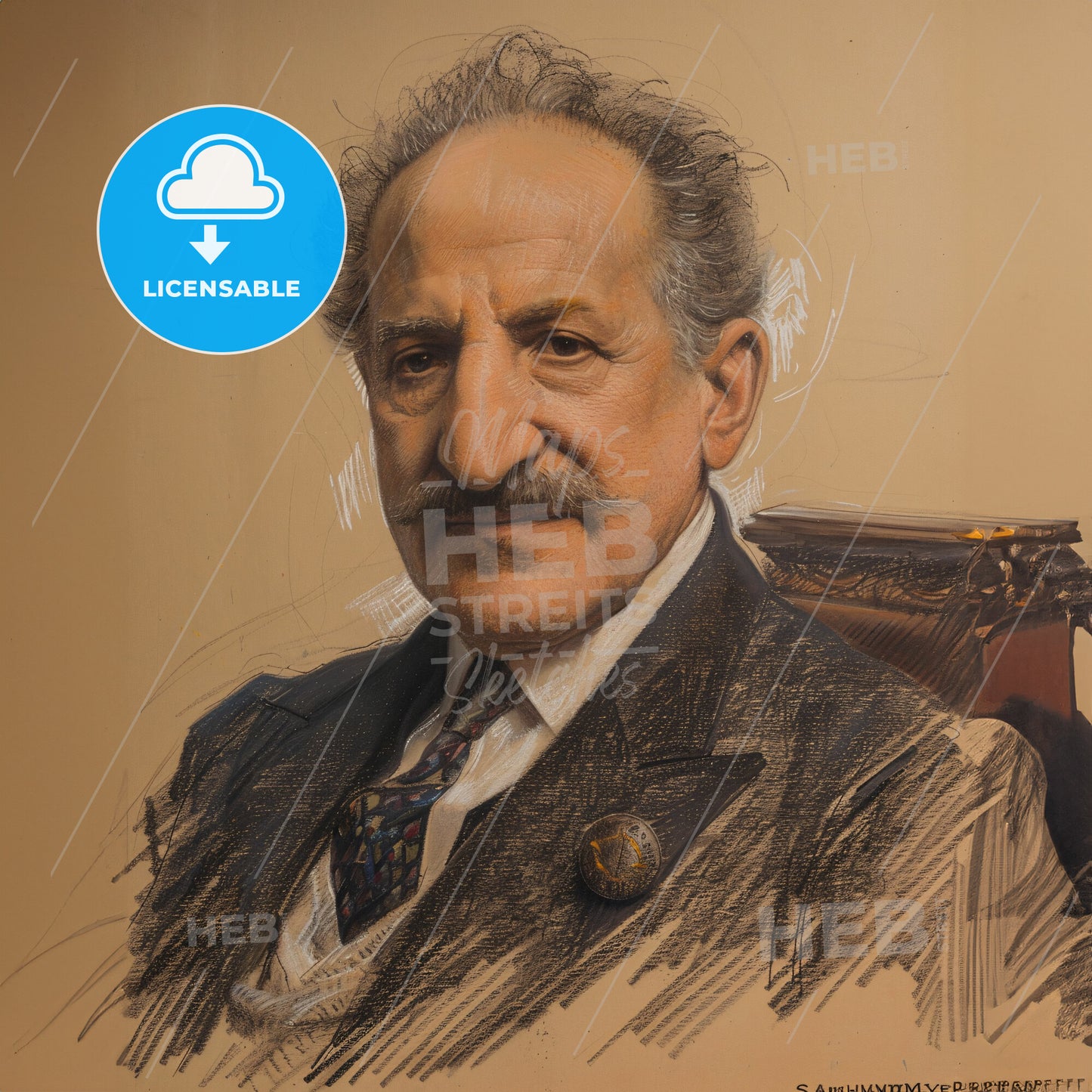 Samuel Untermyer, 1858 - 1940, American lawyer - A Man In A Suit