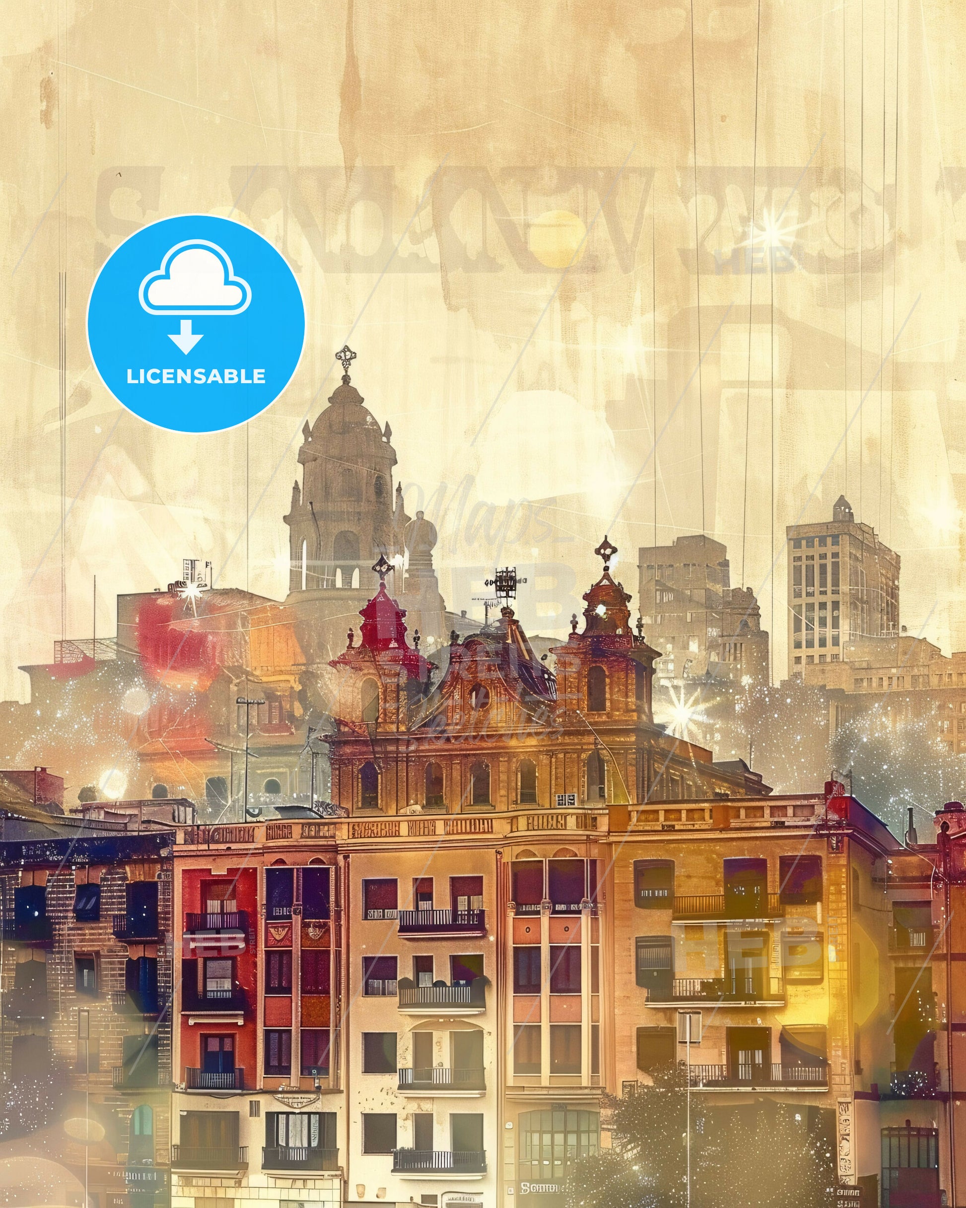 San Fernando: Artful City Skylines - A large building with many windows